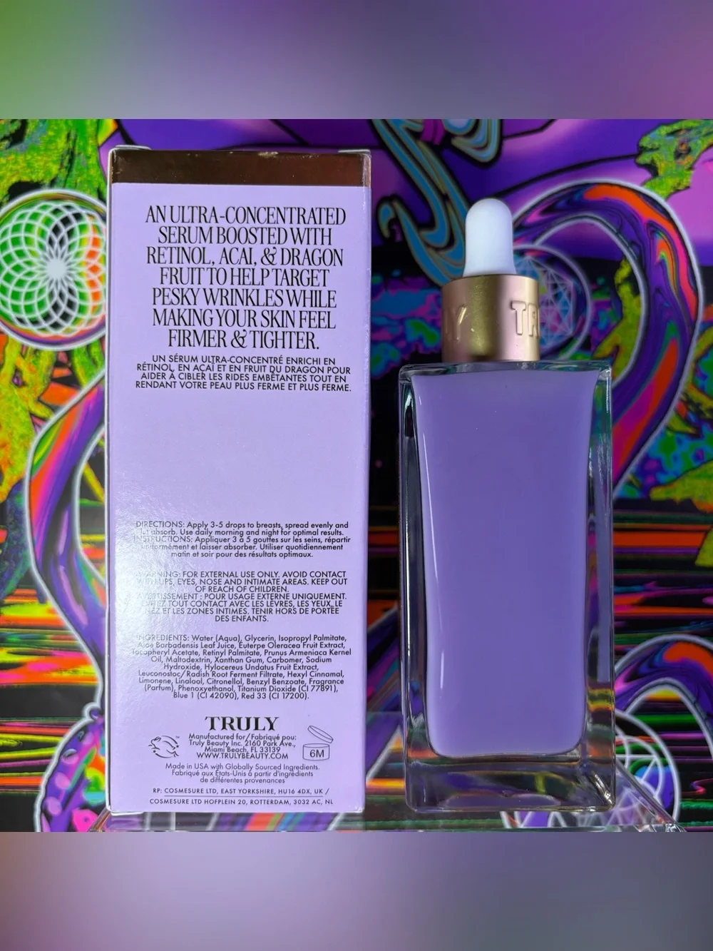 TRULY Acai Your Boobies Firming Body Serum 3.1fl oz Full Size